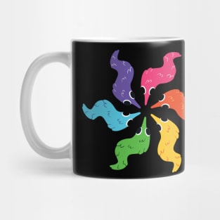 Rainbow Worms Mug